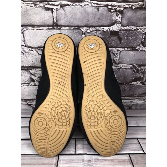 ADIDAS Black Suede White Stripes Strap Lace Up Wrestling Shoes Men Sz 7M US/40EU main image 11